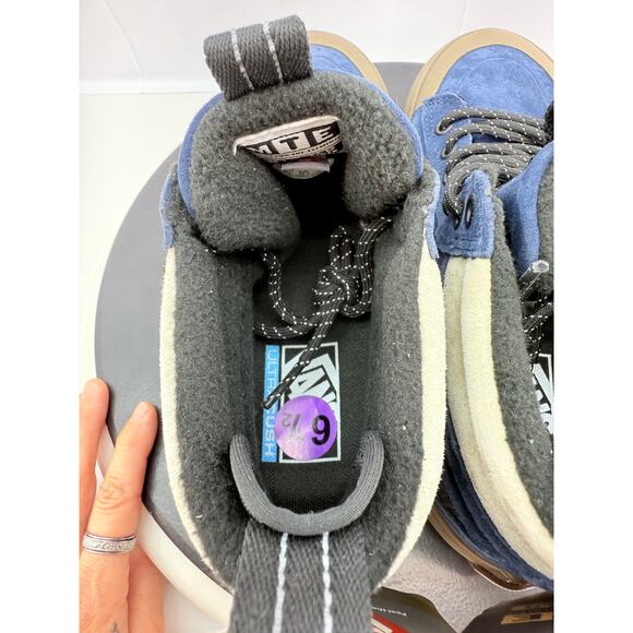 Vans Sk8 Hi MTE-2 Womens Size 8 Utility Navy Khaki Waterproof Hiking Boots Shoes - Picture 9 of 12